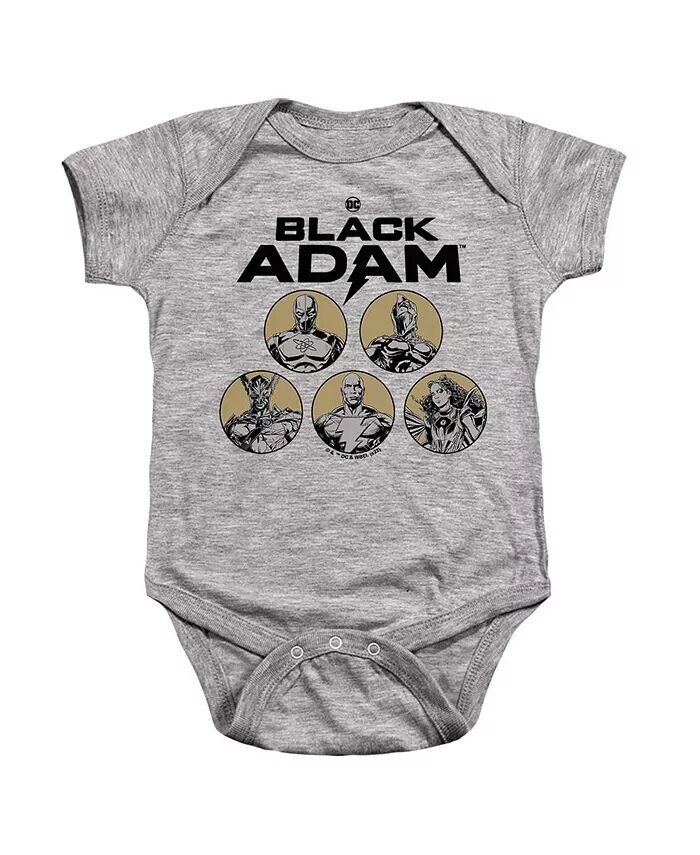 

Комбинезон контрастной группы для маленьких девочек Black Adam, серый