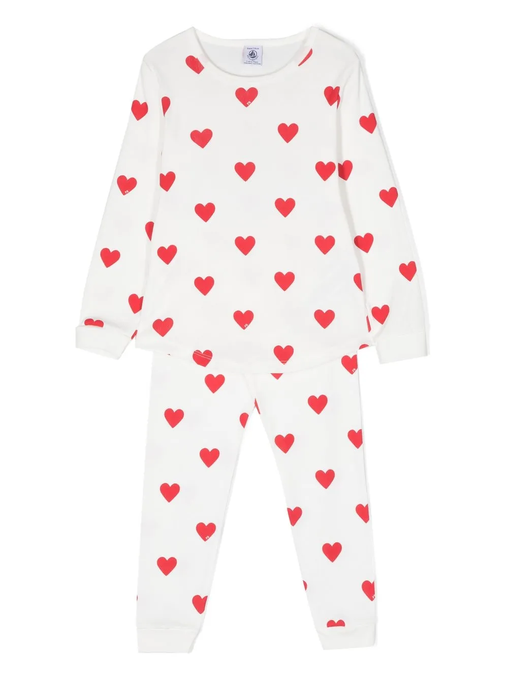 

Пижама с принтом Petit Bateau, белый