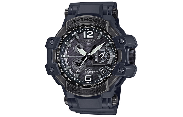 

CASIO Часы Men 66mm Black Watch GPW-1000V-1A, Black Dial