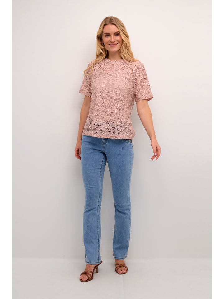 

Блузка с короткими рукавами CRTiley, стандартный крой, цвет Burnished Lilac Cream