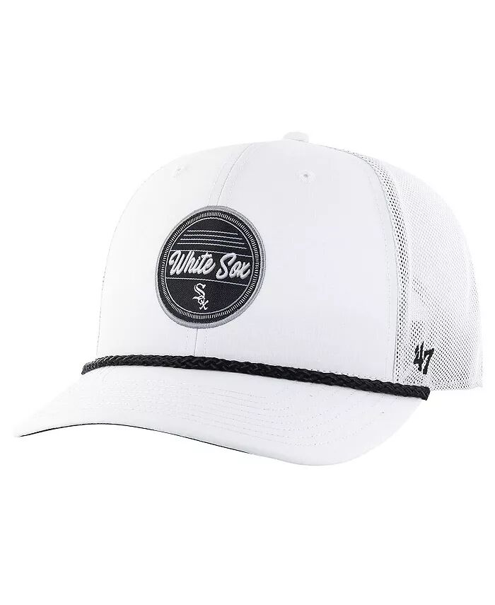 

Мужская белая регулируемая кепка Chicago White Sox Fairway Trucker '47 Brand, белый