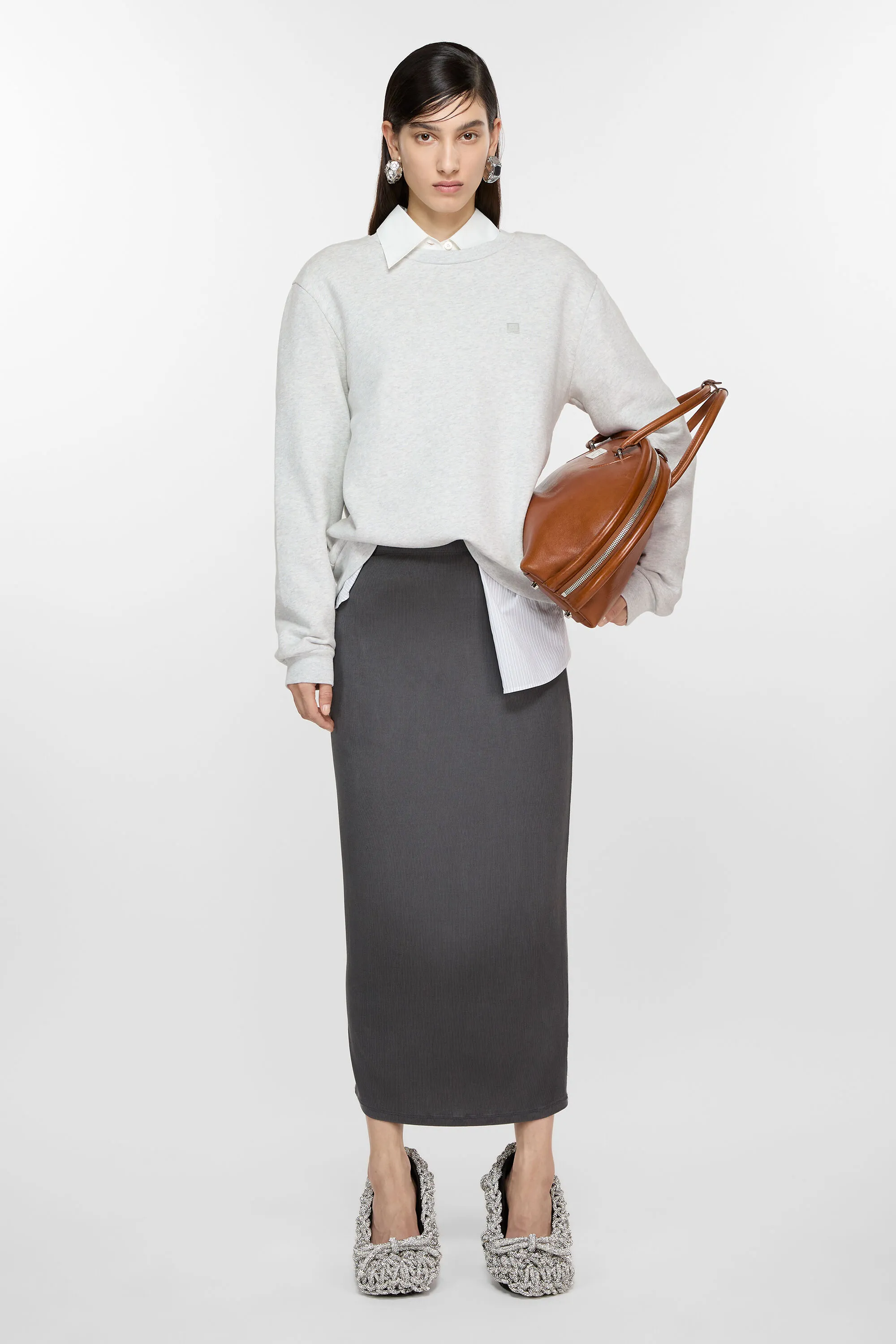 

Приталенная юбка Acne Studios, Black