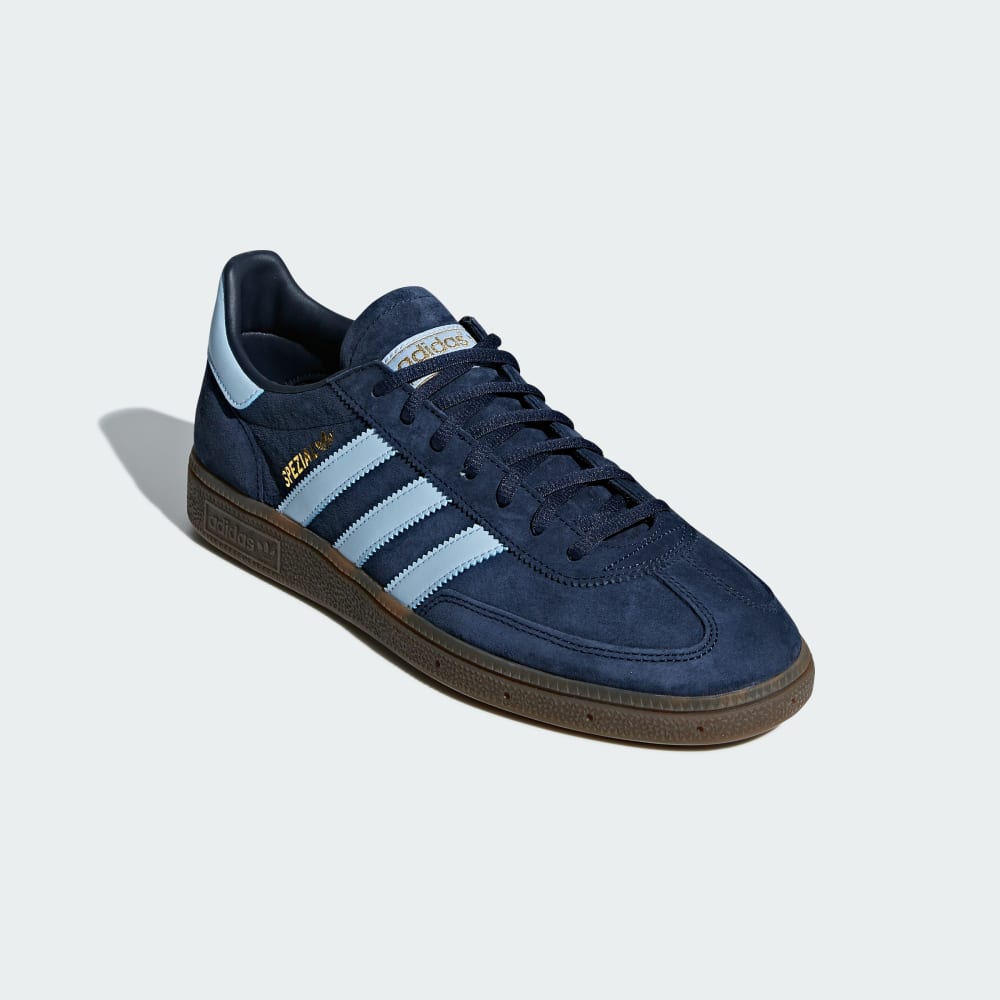 Кроссовки Adidas Handball Spezial Shoes, цвет Collegiate Navy/Clear Sky/Gum — фото 4