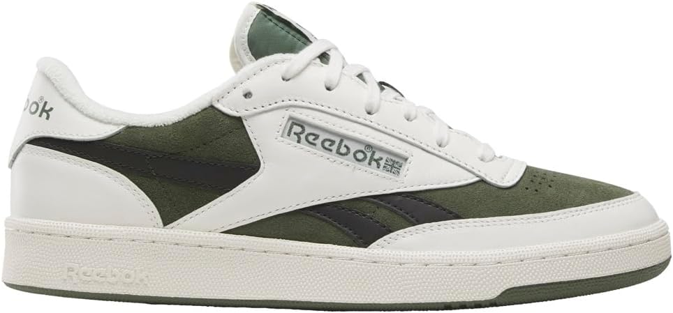 

Кроссовки Reebok Unisex-Adult Club C Revenge Vintage II, черный/зеленый