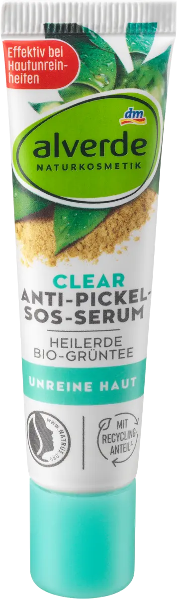 Сыворотка Alverde — Прозрачная SOS- против прыщей . NATURKOSMETIK, 15 мл — фото 4