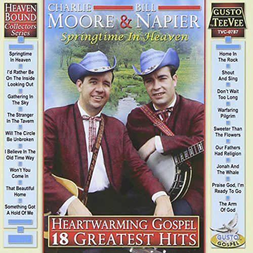 

CD диск Moore, Charlie / Napier, Bill: Heartwarming Gospel: 18 Greatest Hits