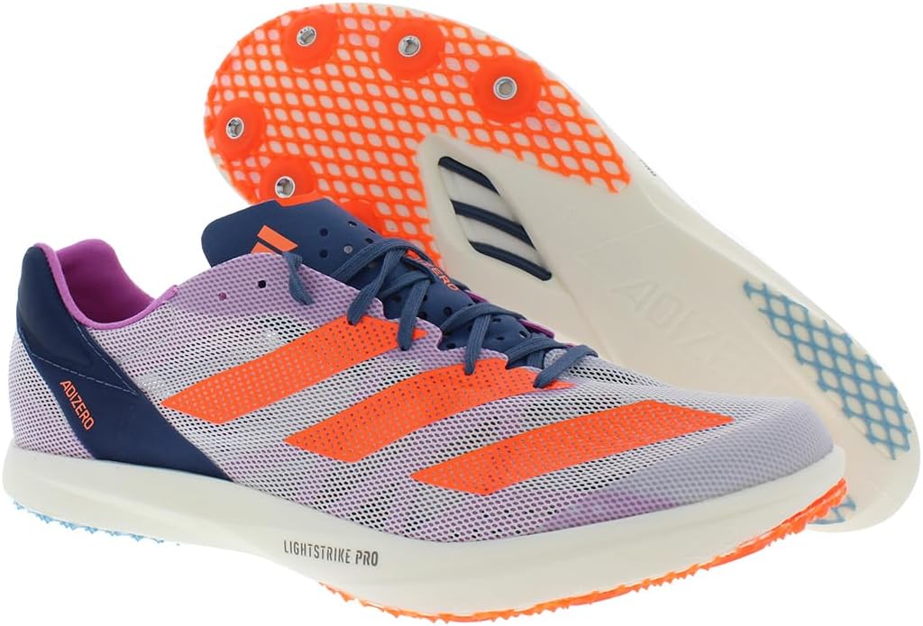 Кроссовки adidas Adizero Avanti для взрослых, унисекс, оранжевый/серый — фото 4