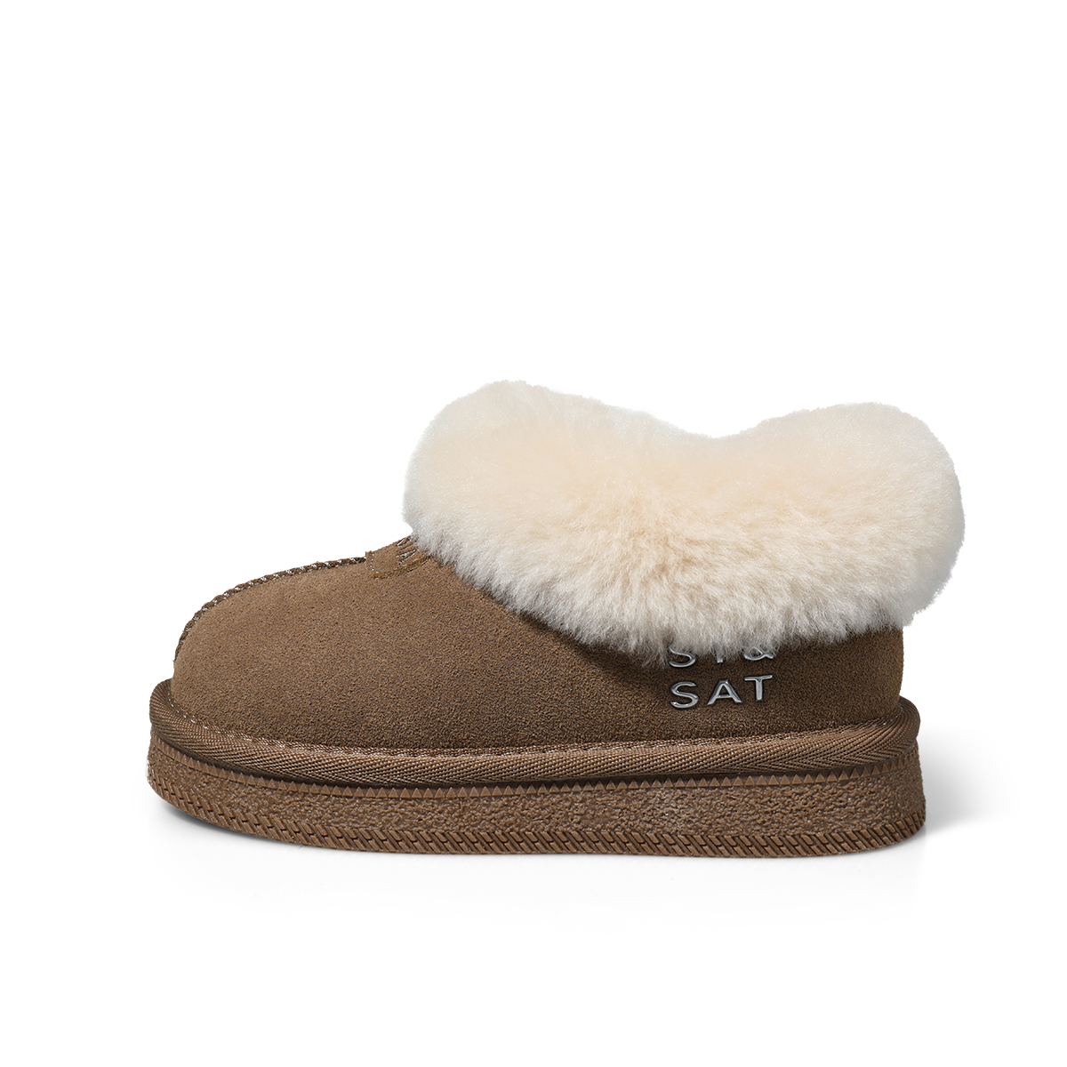 

Непромокаемые нескользящие утепленные ботинки Mid-Top для детей ST&SAT, хаки