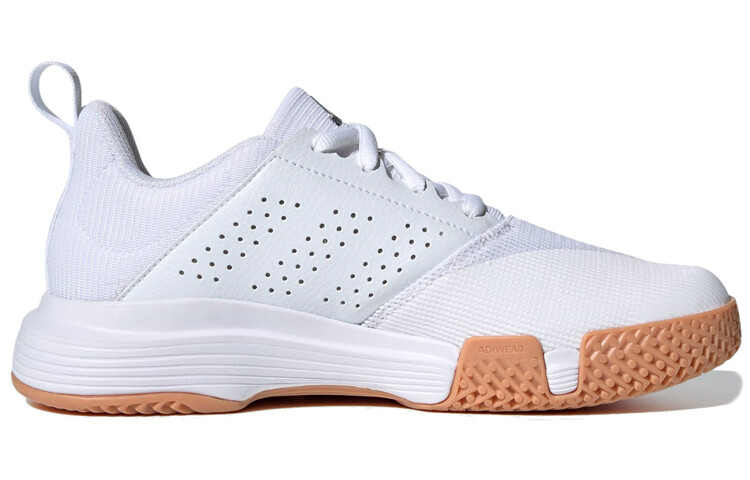 Кроссовки Essence Badminton унисекс с низким верхом белого цвета Adidas — фото 2