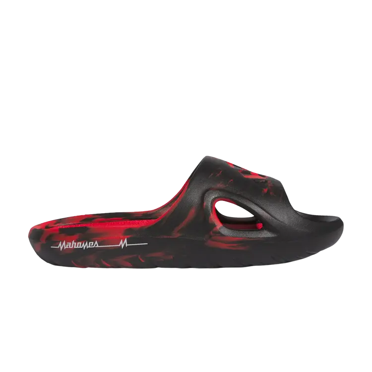 

Кроссовки Patrick Mahomes x Adicane Slide, цвет Black Collegiate Red