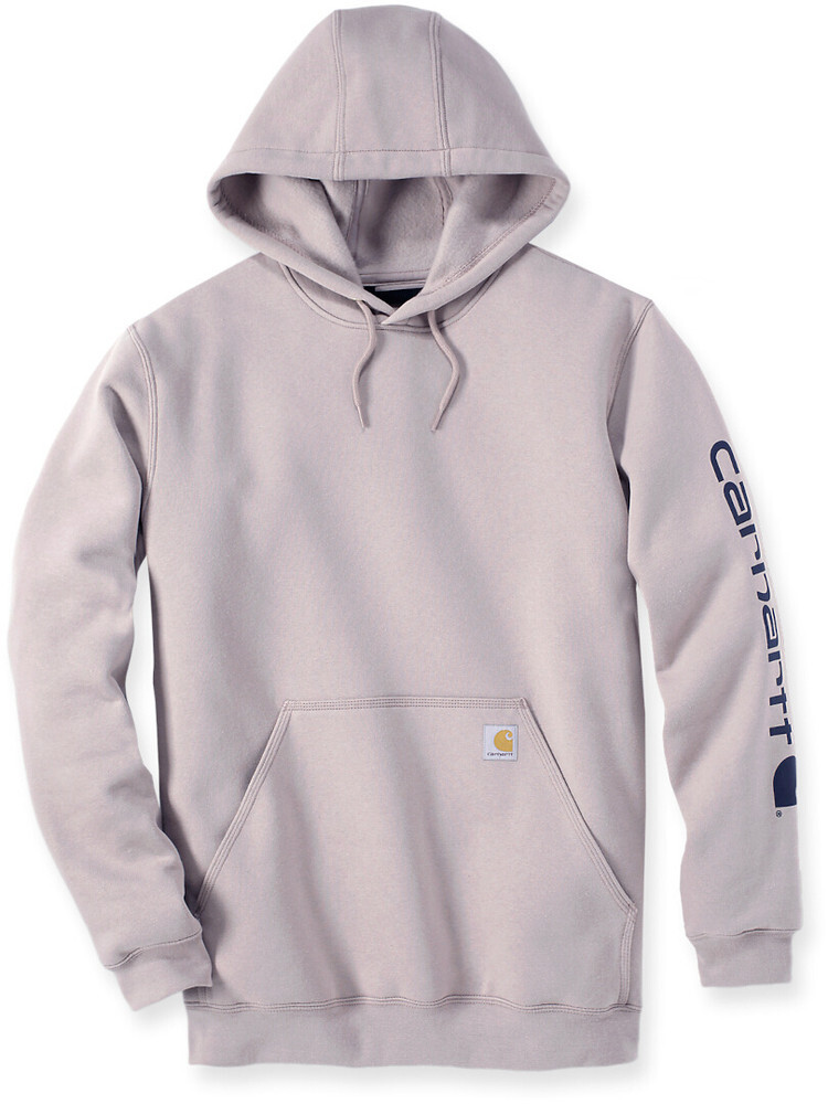 

Толстовка средней плотности с логотипом на рукавах Carhartt, белый черный