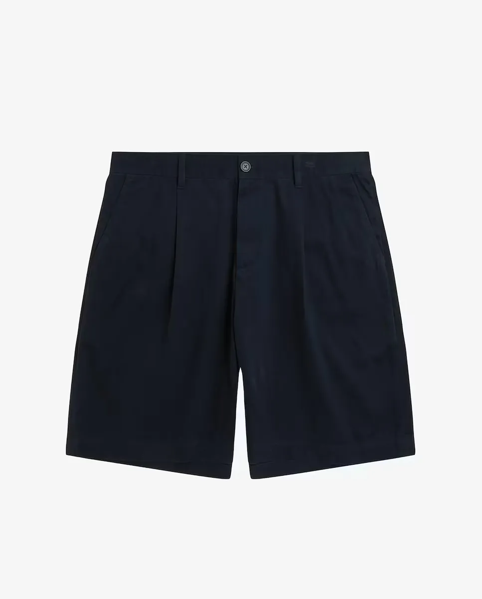 

Мужские шорты с задним карманом и пуговицей Fred Perry, темно-синий
