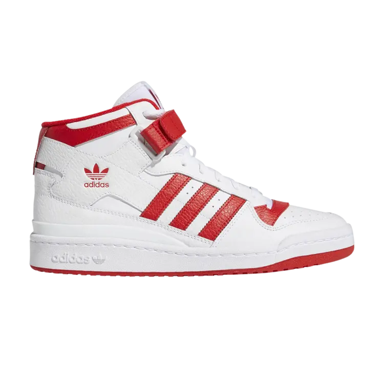 

Кроссовки Adidas Forum Mid высокие, белый/красный, Белый;серый, Кроссовки Adidas Forum Mid высокие, белый/красный
