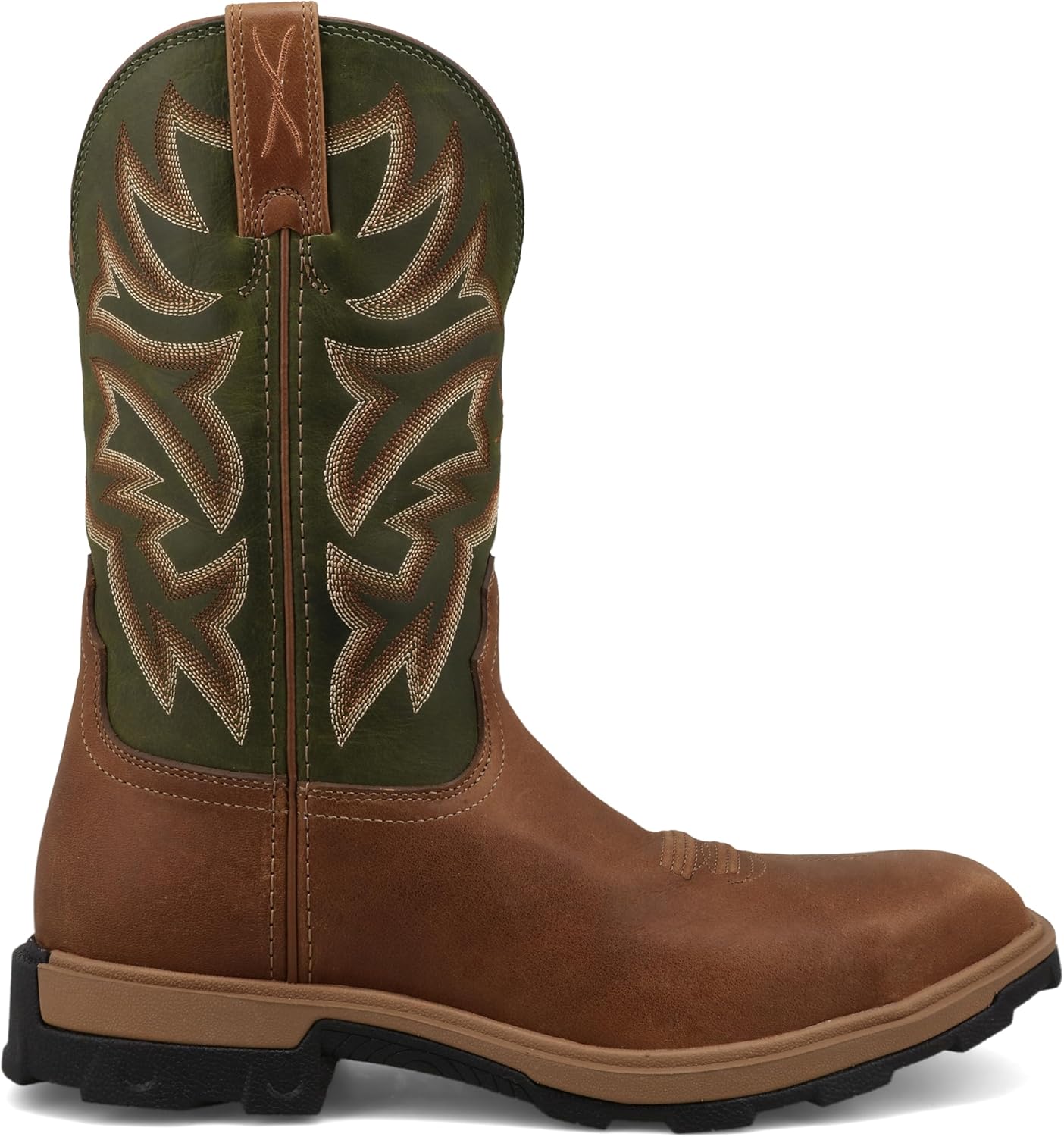 Ботинки Twisted X Men's 11 с вставкой Nano Composite Toe, легкие X Western, оливковый — фото 4