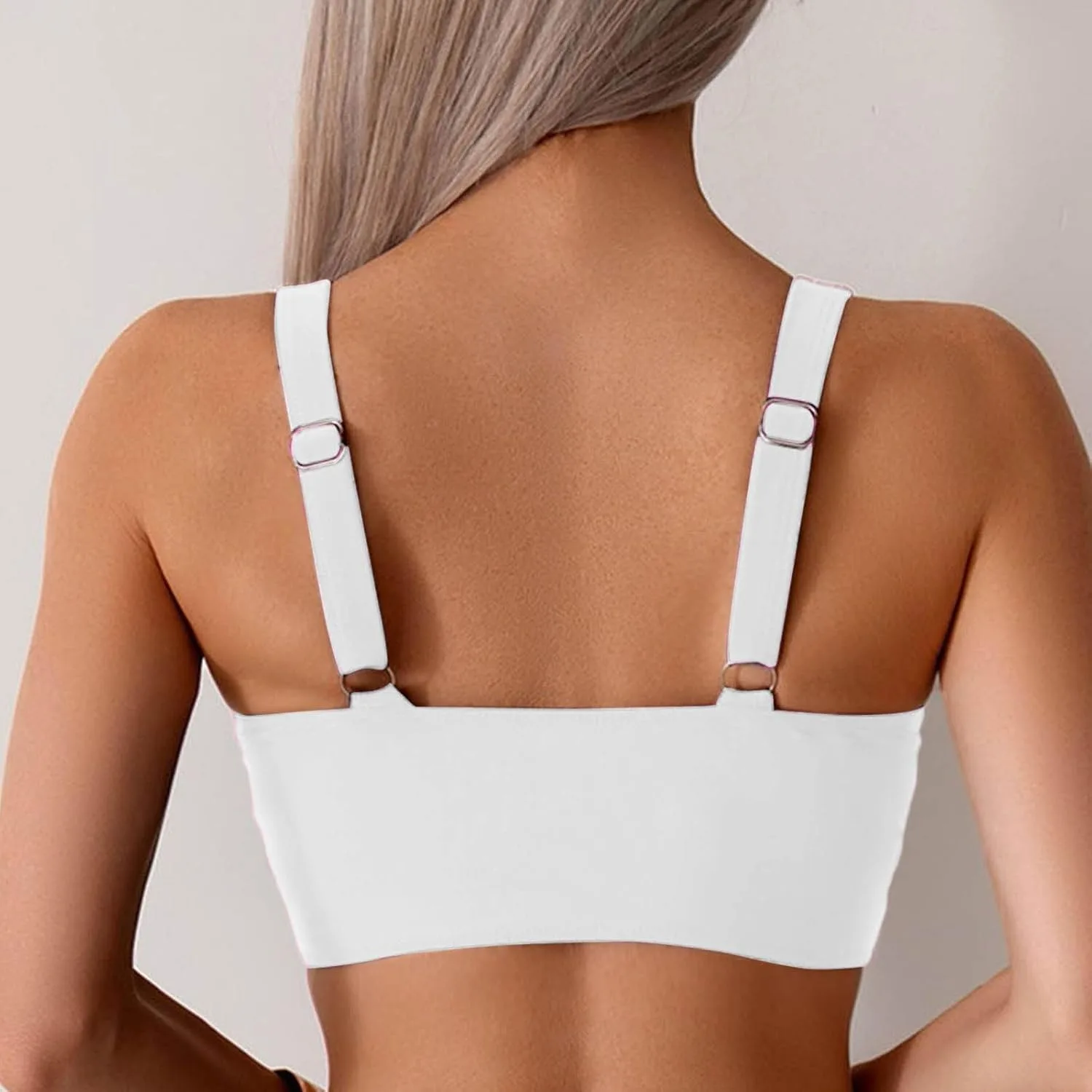 Женский топ-бикини Halter с широкими бретелями Push Up — фото 3