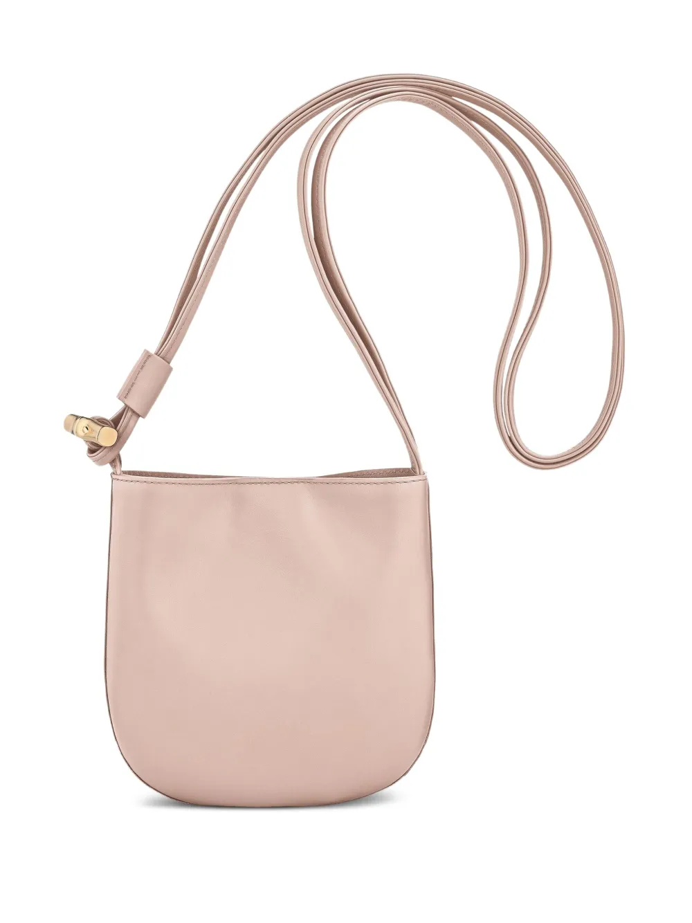 

Кожаная сумка через плечо Le Roseau S Longchamp, розовый