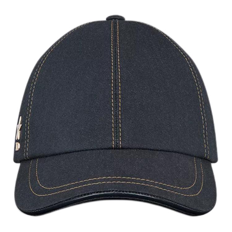 

DIOR Бейсболка из овчины женская темно-синяя