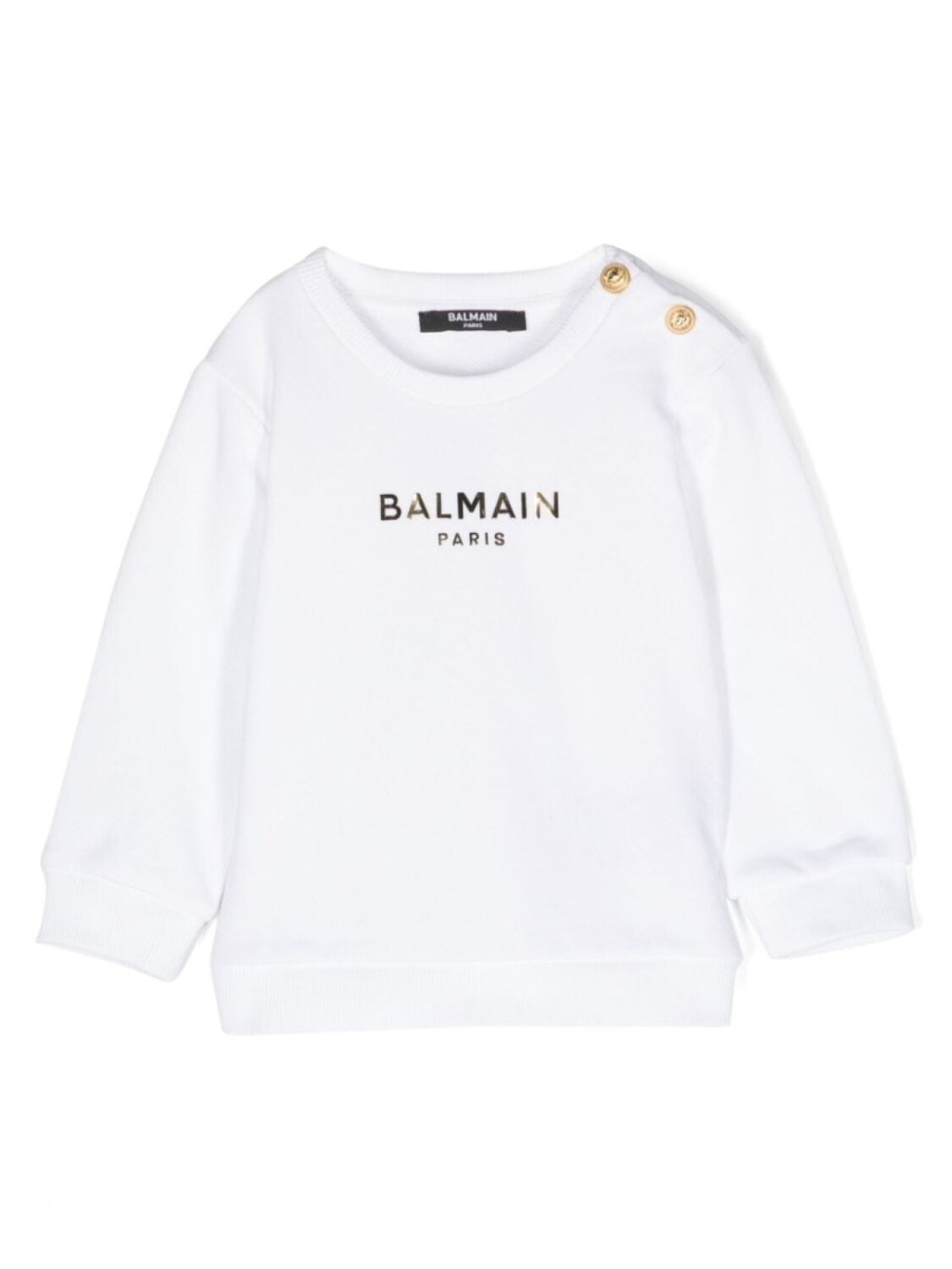 

Balmain Kids толстовка с логотипом, белый