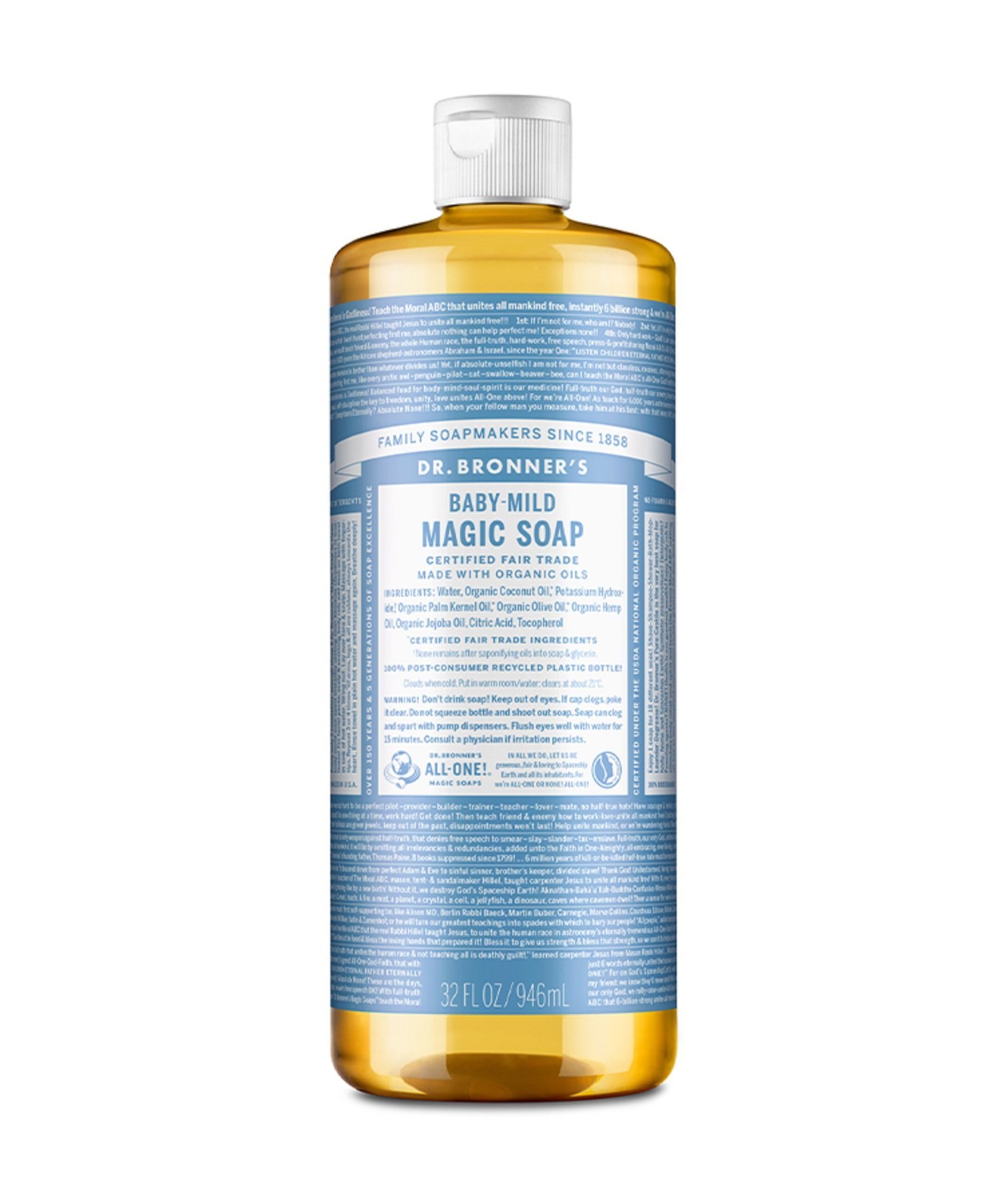 Волшебное мыло Dr. Bronner's BA Baby Mild 946 мл Dr. Bronner's, others