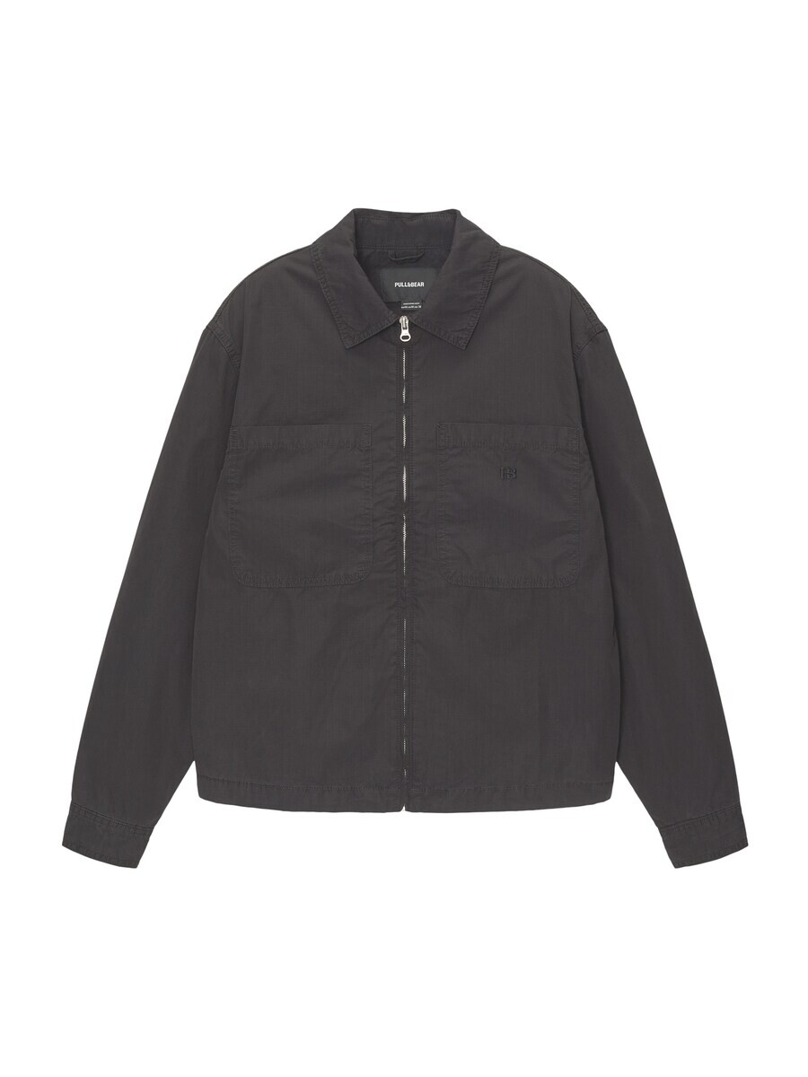 

Всесезонная куртка Pull&Bear Between-Season Jacket, темно-синий