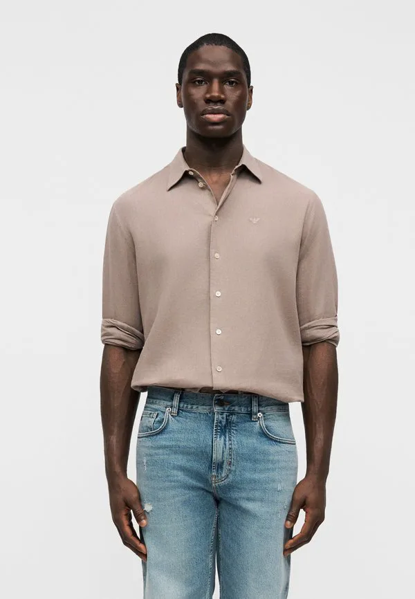 Рубашка рубашка Emporio Armani, Light Taupe