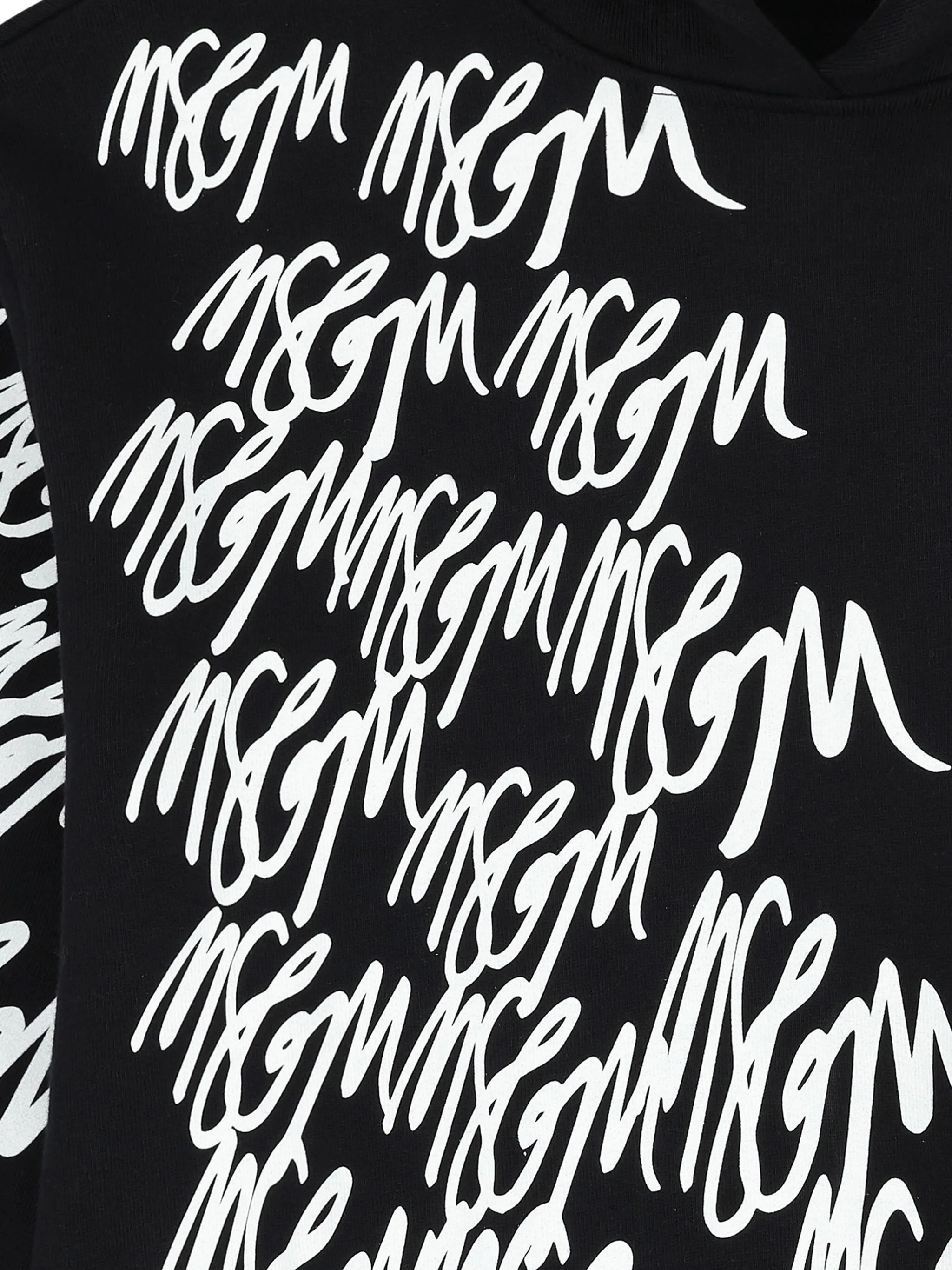 Платье с логотипом Msgm Kids, черный — фото 3