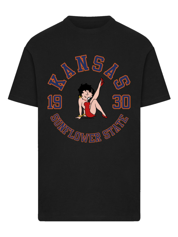 

Футболка Betty Boop Kansas Sunflower State черного цвета F4NT4STIC, Черный, Футболка Betty Boop Kansas Sunflower State черного цвета F4NT4STIC