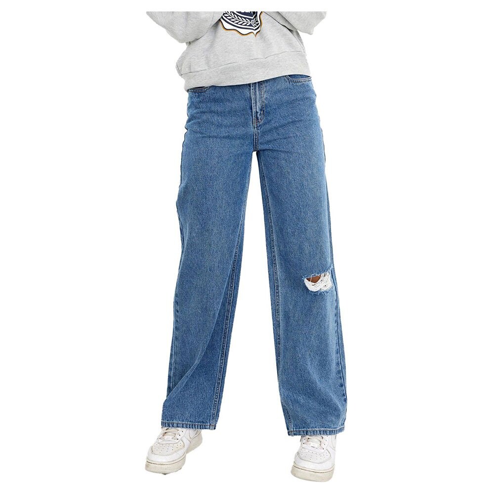 

Джинсы Name It Noizza Straight High Waist, синий