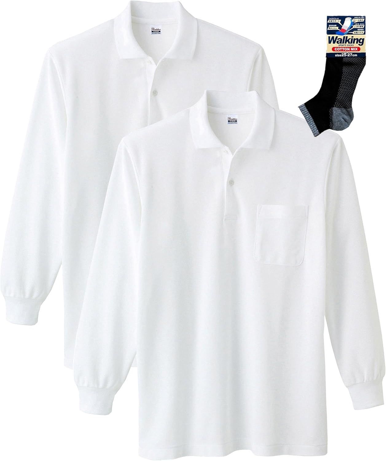 

Мужская рубашка-поло Printstar 00169-VLP, пике из тетронового хлопка (TC), с длинным рукавом, с карманом, 5,8 унций, белый