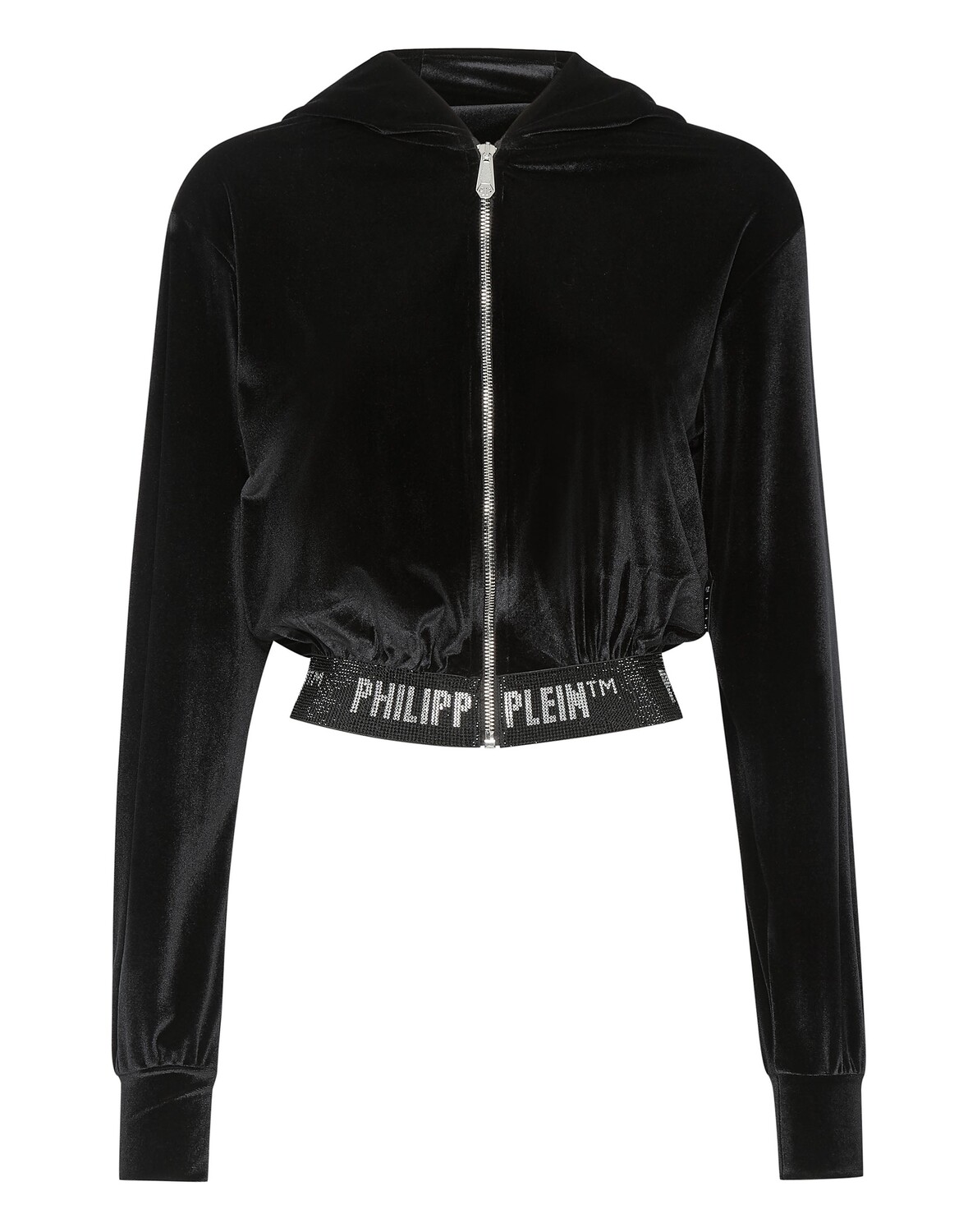 

Толстовка с капюшоном Кристалл Philipp Plein, черный