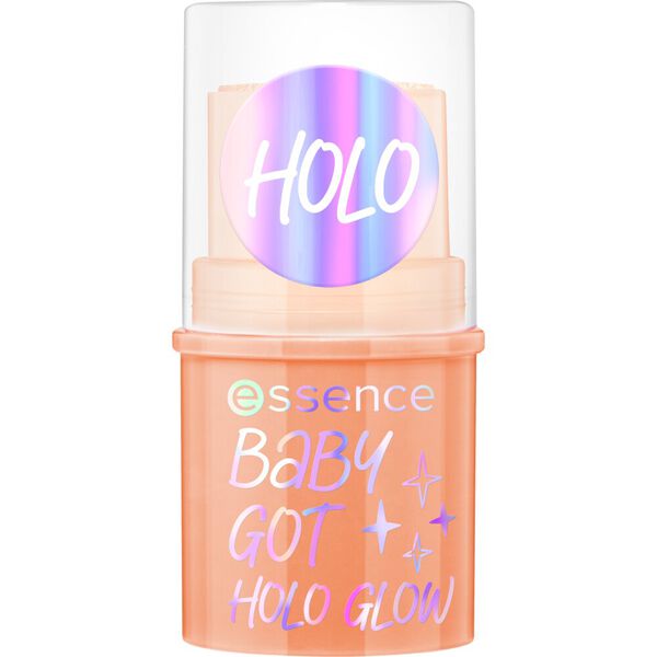 

Хайлайтер для лица, оттенок 10 абрикосовый, 5 г Essence Baby got holo glow