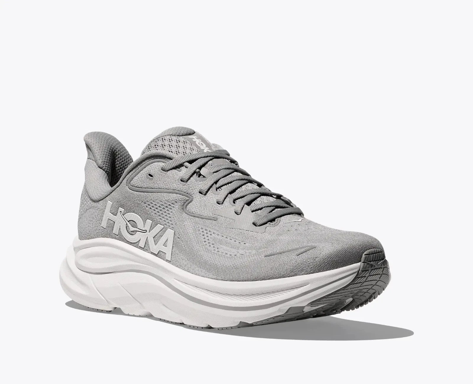 

Кроссовки Hoka One One Rincon 4 1155130-BBLC, мужские, черные, со шнуровкой, для бега по шоссе Hoka, серый