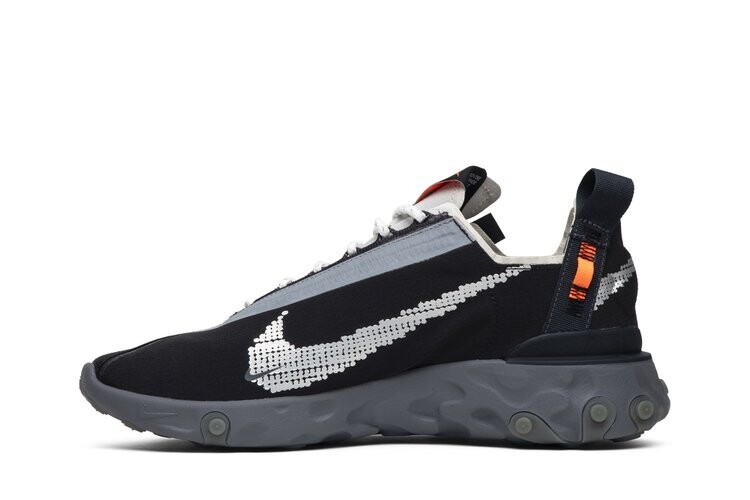 Кроссовки Nike React WR ISPA 'Gunsmoke', черный — фото 3