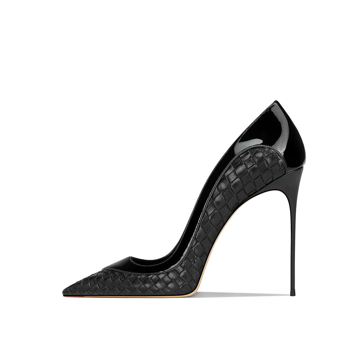 

YUTIANAI Стройные каблуки на высоком каблуке мужские черные 8 см, цвет Black 8cm