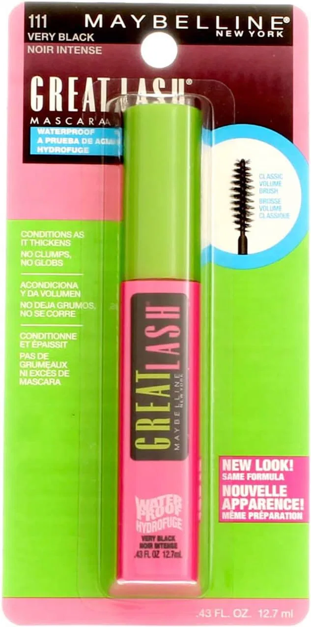 Тушь для ресниц водостойкая Maybelline Very Black, набор 6 шт., 12.7 мл — фото 3