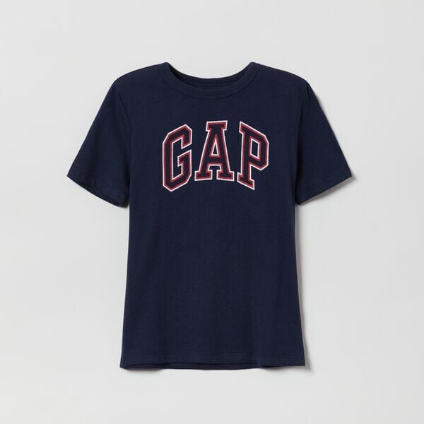 

Футболка с круглым вырезом и логотипом Gap, синий
