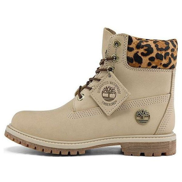 Кроссовки 6 inch safari cheetah waterproof boot 'ivory nubuck' Timberland, бежевый