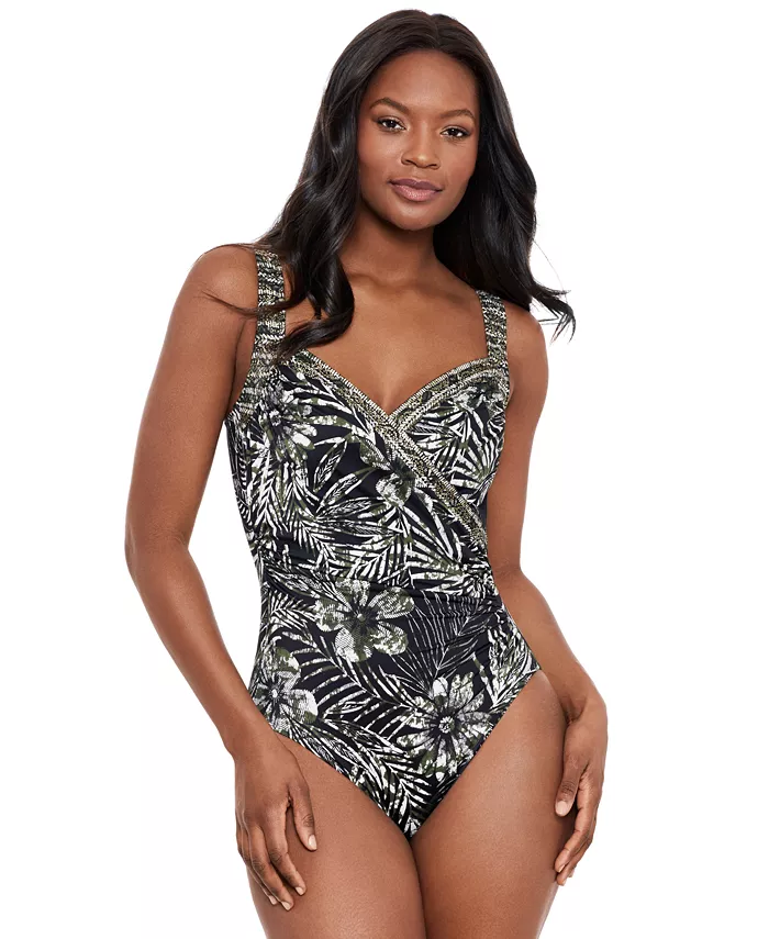 

Женский купальник Zahara Sanibel с чашками на косточках Miraclesuit, черный
