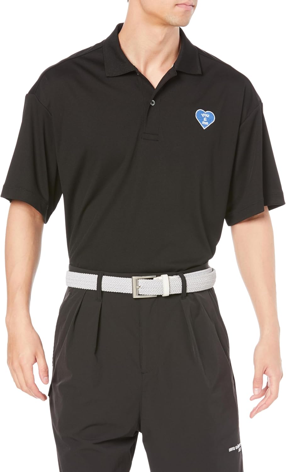 

Мужская поло-рубашка с коротким рукавом Nano Universe Golf 030-4160002 (Aero Cool: впитывающая и быстросохнущая ткань) / для гольфа, черный