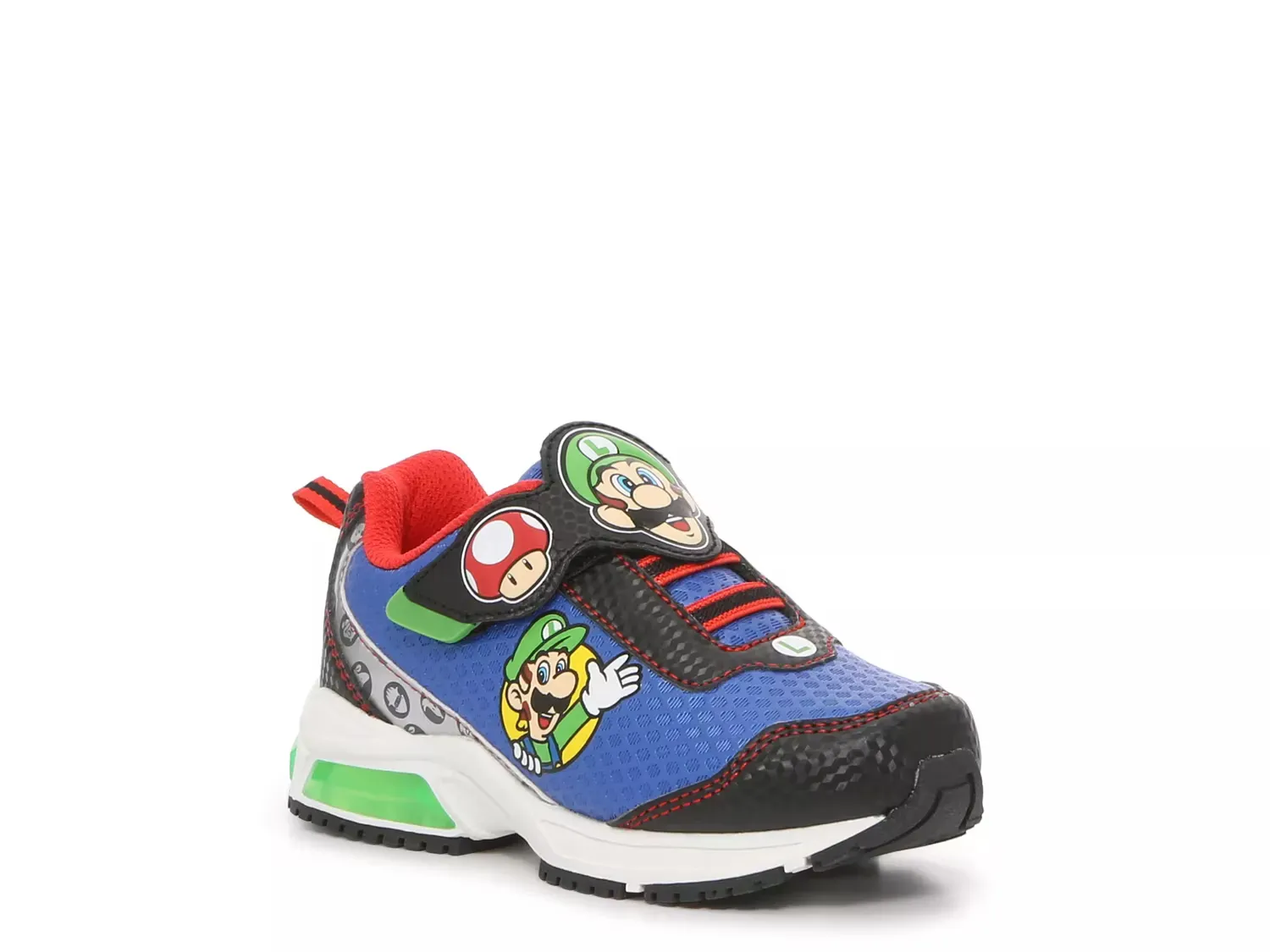 

Светящиеся кроссовки для детей - Super Mario Nintendo, Blue/Black/Multicolor