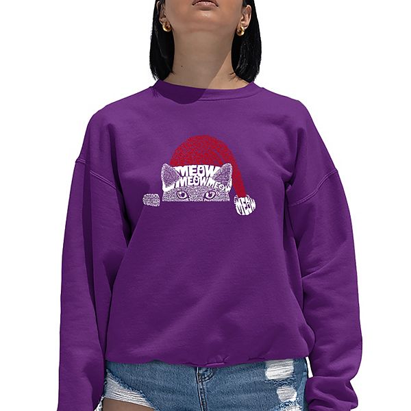 

Рождественский котик выглядывает - худи с принтом для женщин La Pop Art, Purple, Фиолетовый, Рождественский котик выглядывает - худи с принтом для женщин La Pop Art, Purple