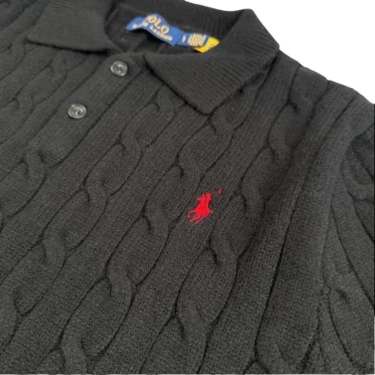 Свитер стандартный Polo Ralph Lauren черный — фото 4