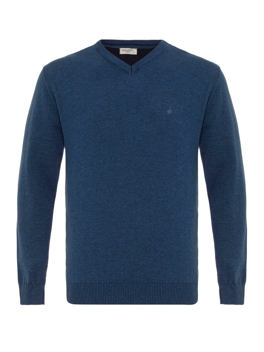 

Свитер с v-образным вырезом Anou Anou Sweater Morina, индиго