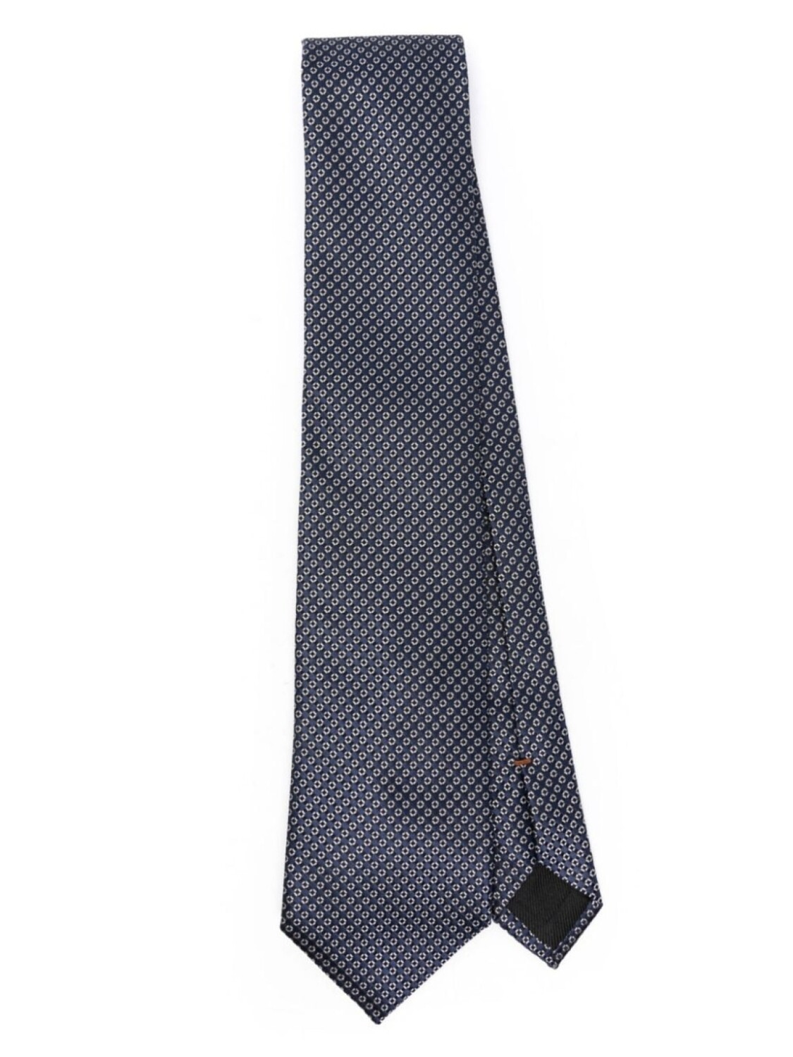

Zegna жаккардовый галстук с узором, синий