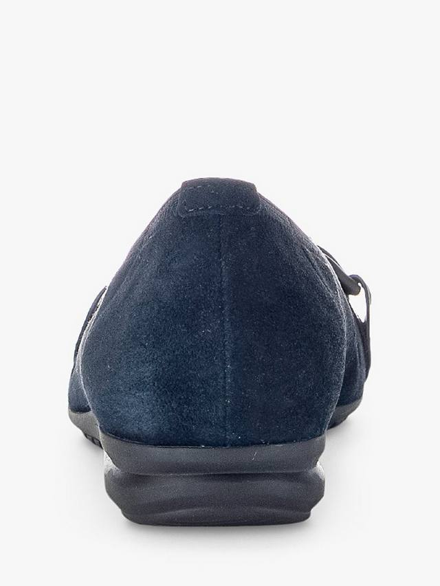 Sabia Wide Fit замшевые туфли-лодочки Gabor, Dark Blue — фото 3