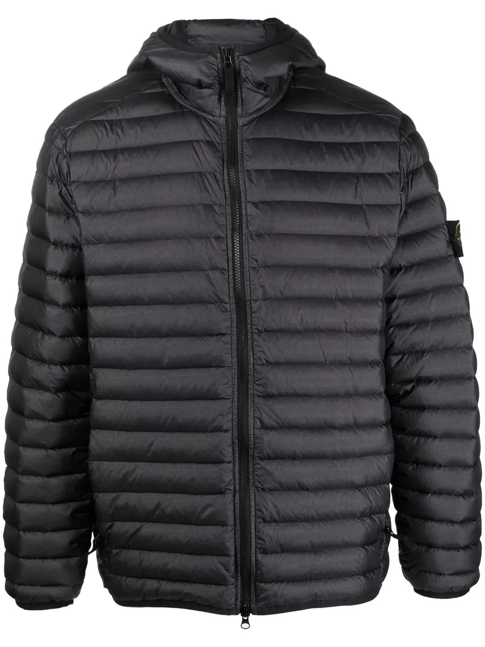 

Стеганый пуховик Stone Island, черный