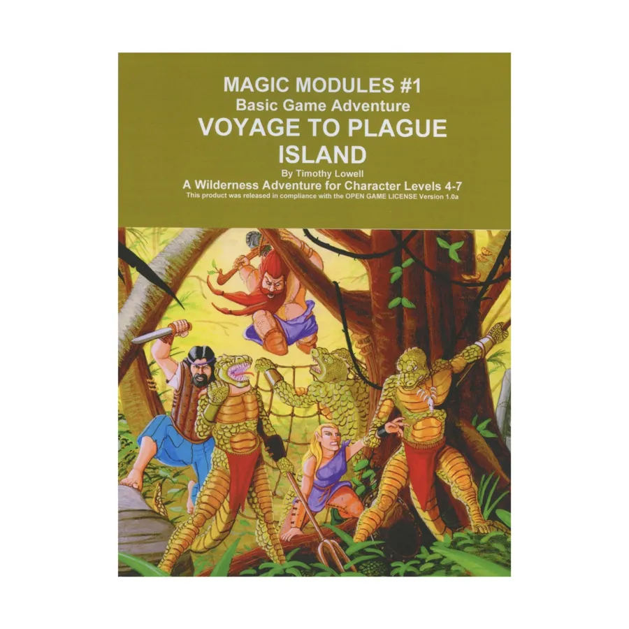 

Magic Modules #1 - Voyage to Plague Island, Role Playing Games (Timothy Lowell), мягкая обложка