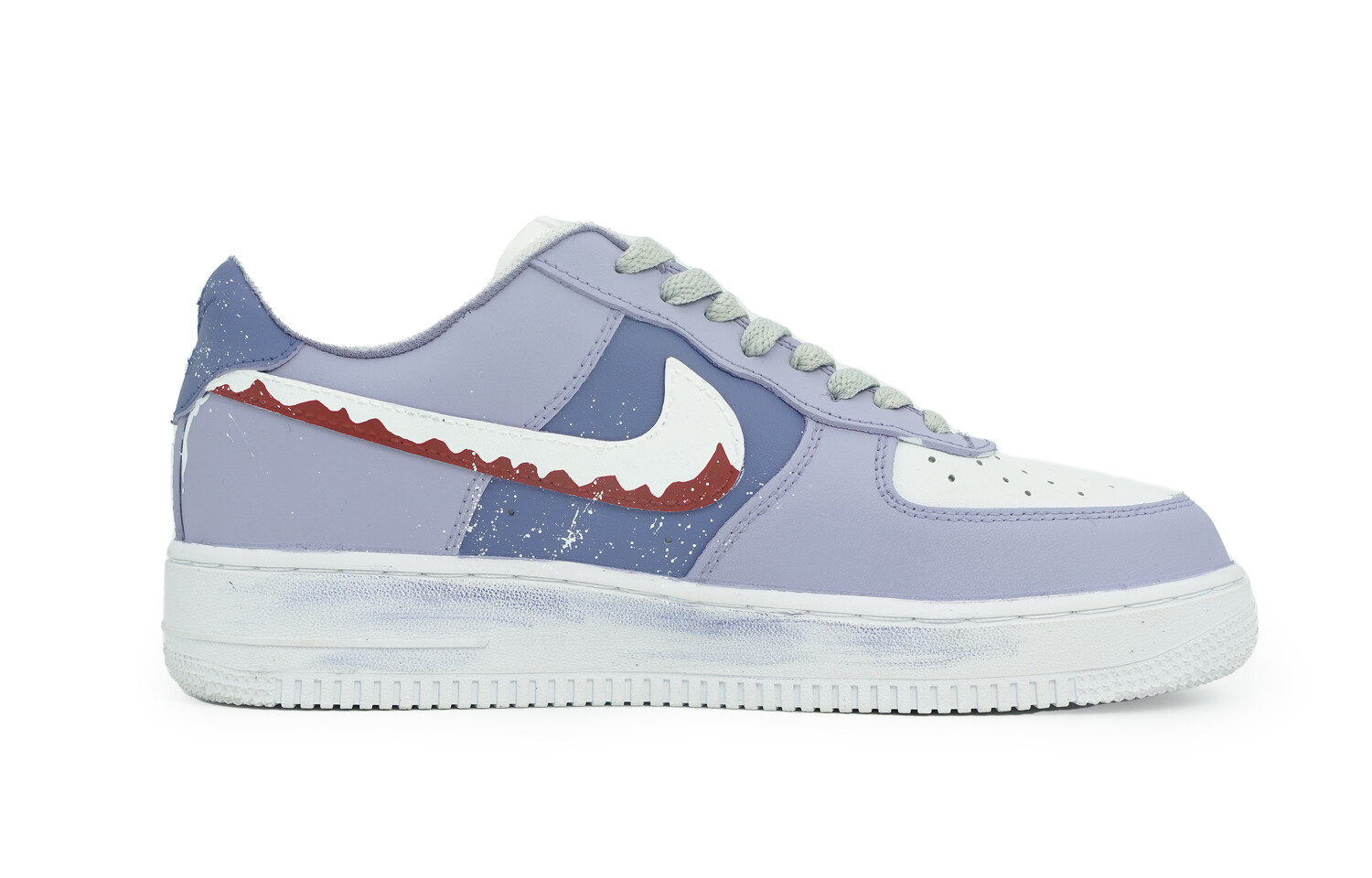 

Кроссовки Nike Air Force 1 Skateboarding Shoes Women's Low-top Red, цвет Wandering in the snow