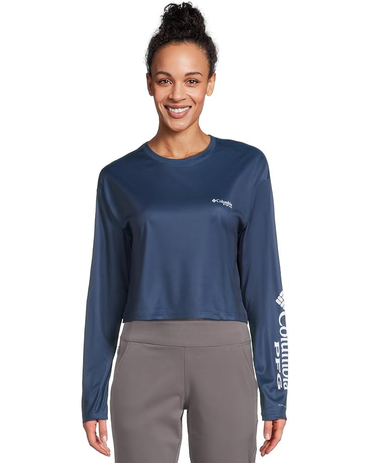 

Лонгслив Columbia Tidal Light PFG X Bentley Long, цвет Carbon/PFG W Bentley Tarpon Head