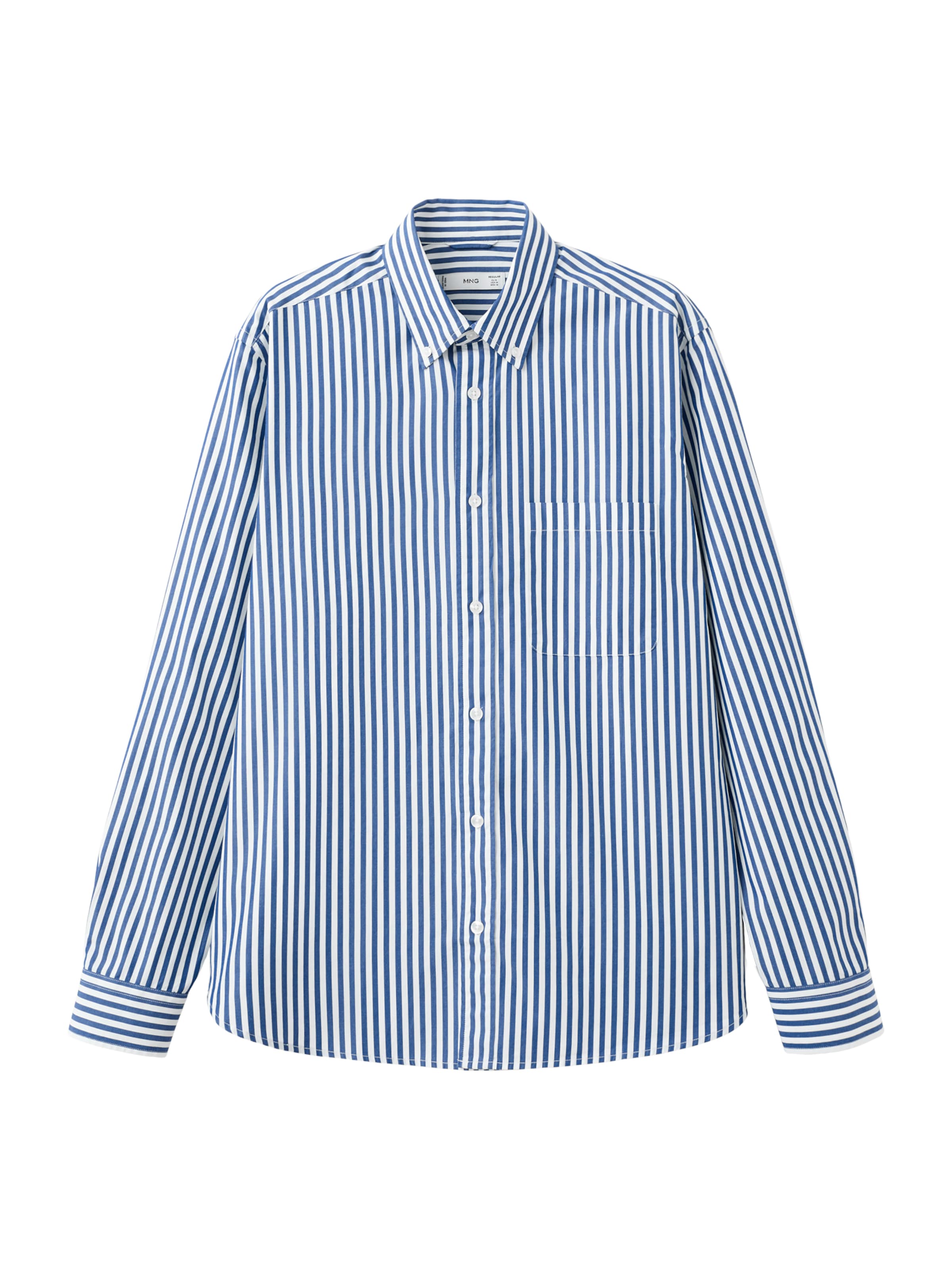 

MANGO MAN Рубашка на пуговицах 'Candela' Regular fit в цвете Navy